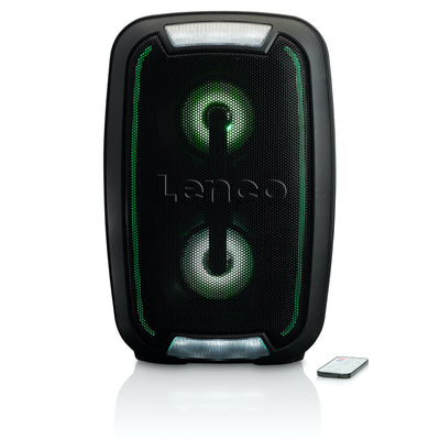 LENCO BT-272BK - Music system with Bluetooth®, USB and SD-card and rechargeable battery - Black