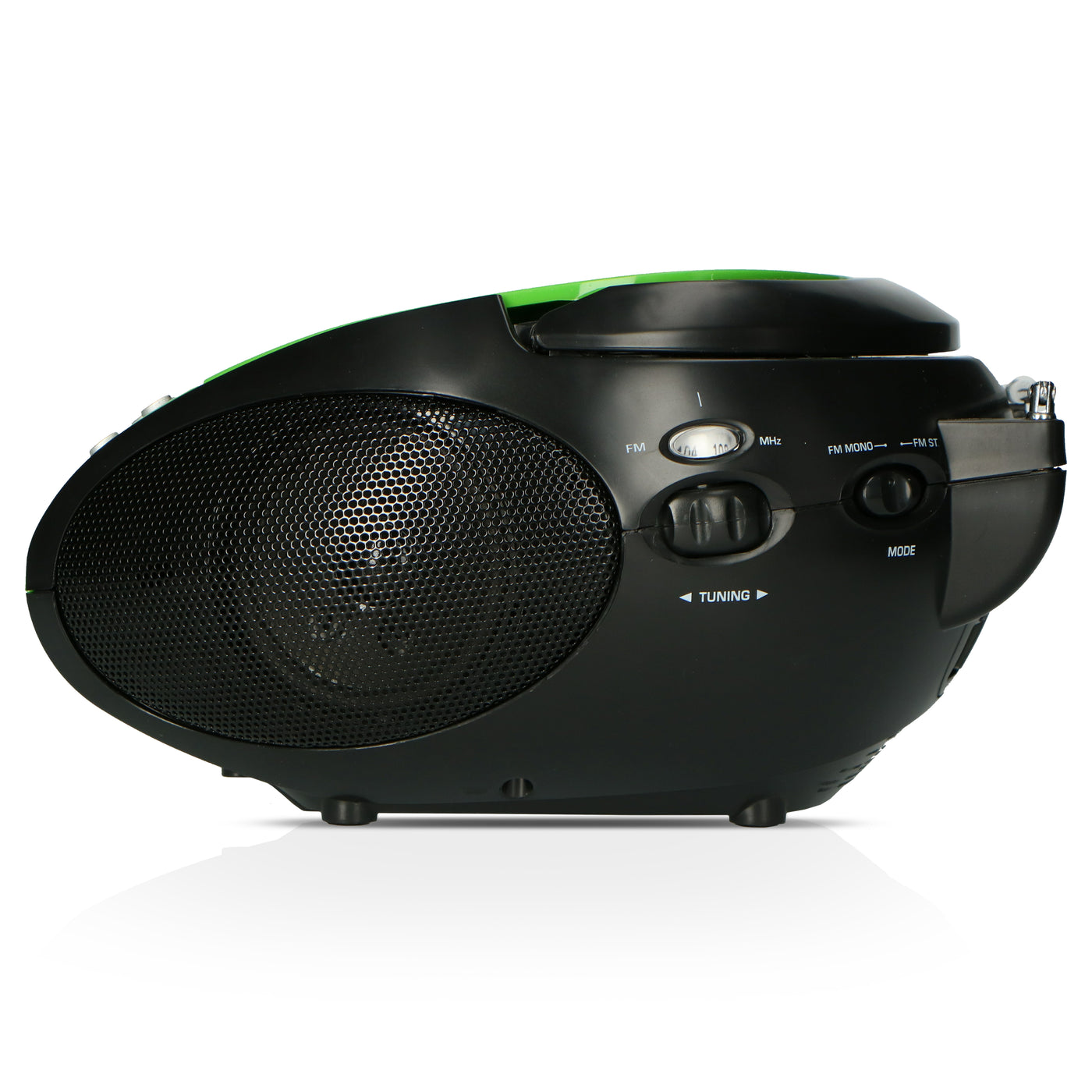 Radio portable avec lecteur cd lenco vert-noir SCD-24 Green/Black -  Conforama