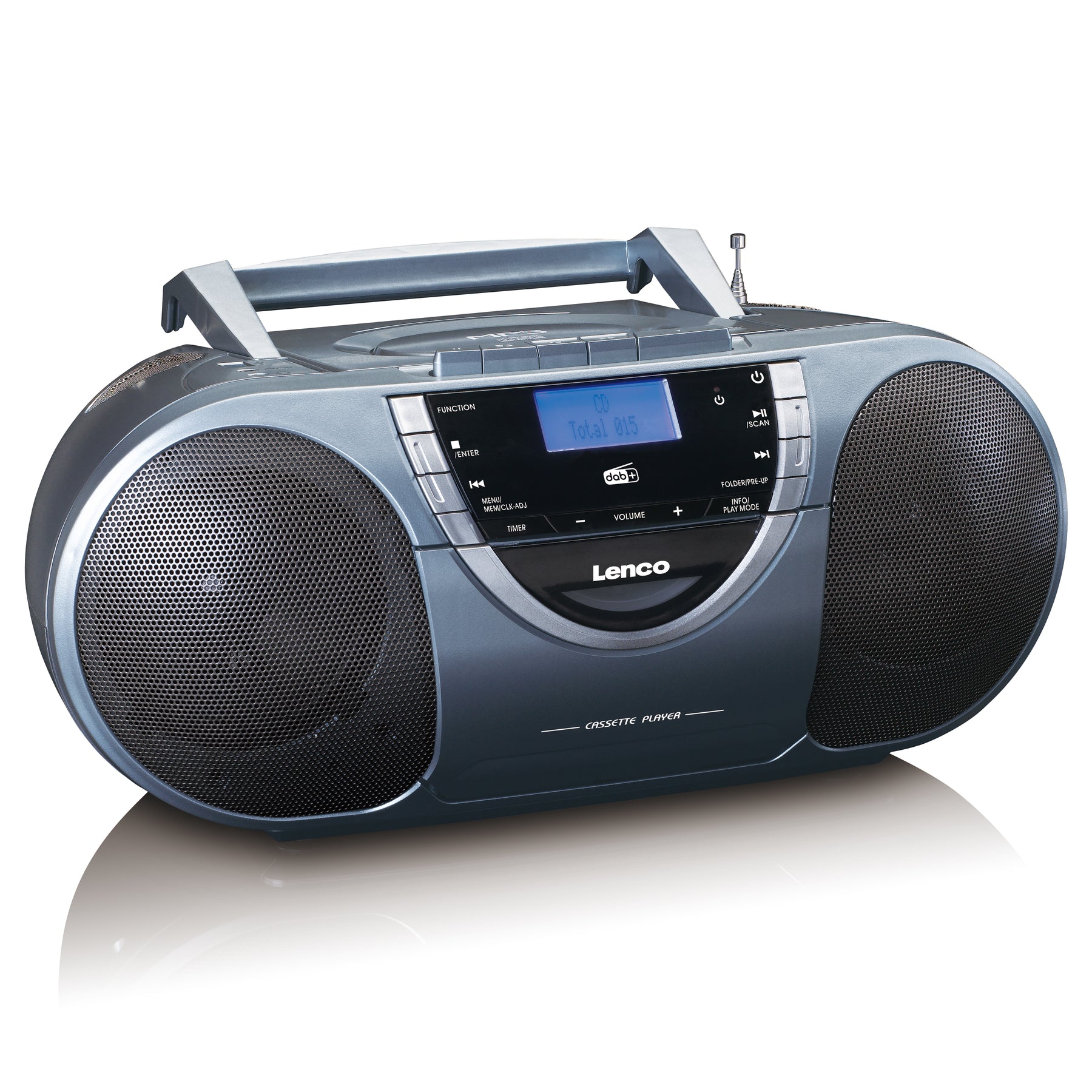 Boombox SCD-6800GY Lenco radio player LENCO with MP3 and CD/ – FM - -Catalog DAB+,