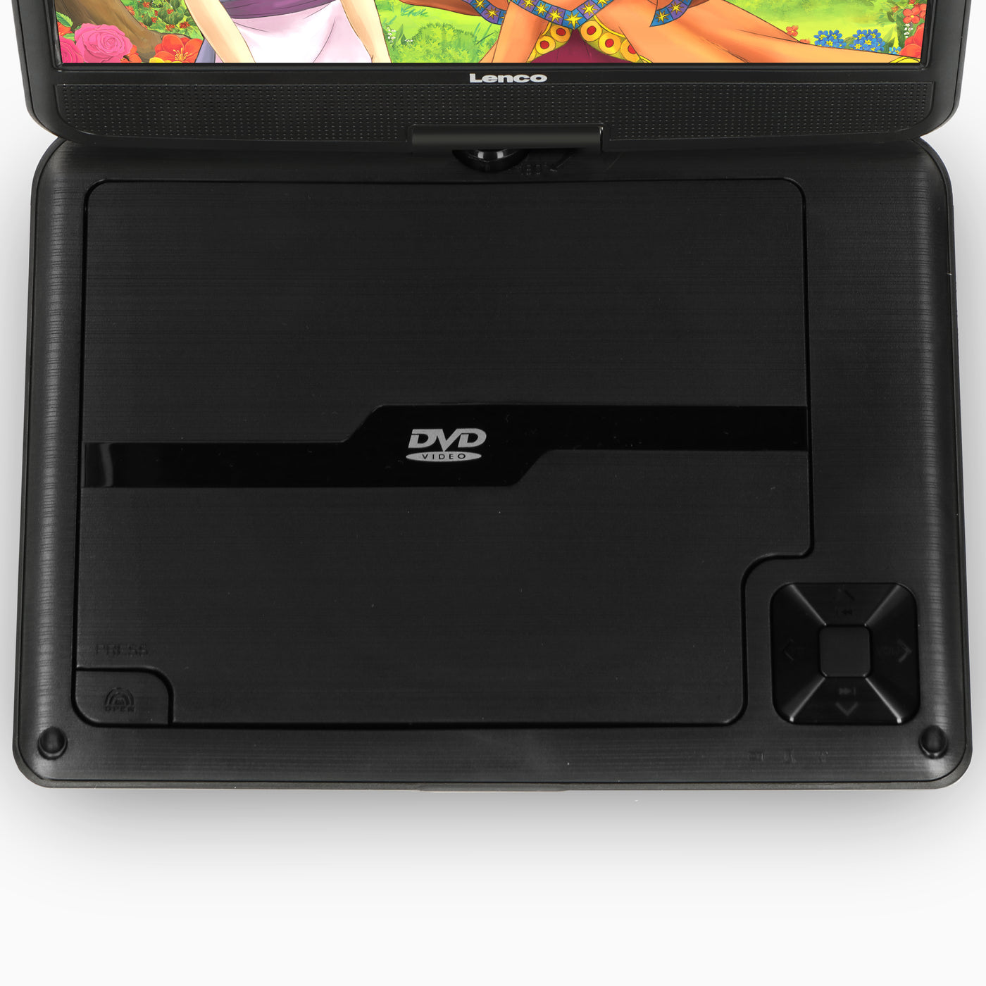 LENCO DVP-901BK - Przenośny odtwarzacz DVD 9" z portem USB - Czarny