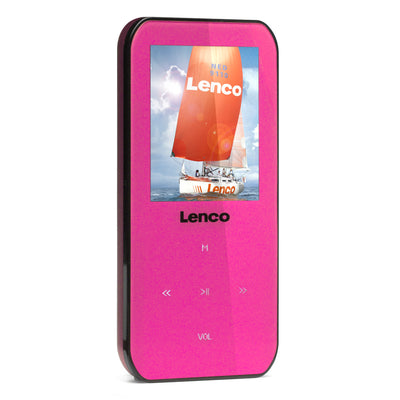 LENCO Xemio-655 Pink - MP3/MP4 Player with 4GB memory - Pink