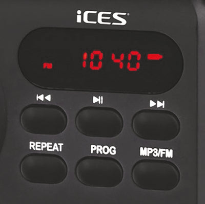 Ices IMPR-112 Czarny - Radio przenośne PLL FM, USB, SD 