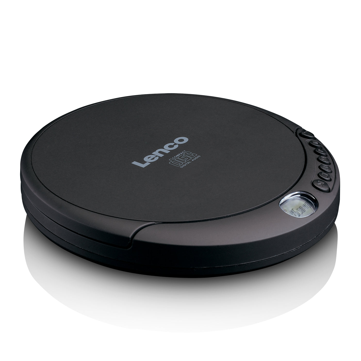 -Catalog function with CD charging – - Lenco player Portable LENCO - Black CD-010