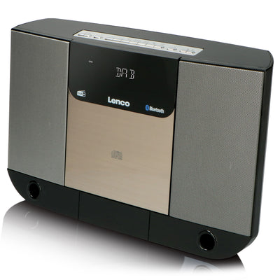 LENCO DAR-045BK - Hifi set with CD DAB+FM radio and Bluetooth® - Black