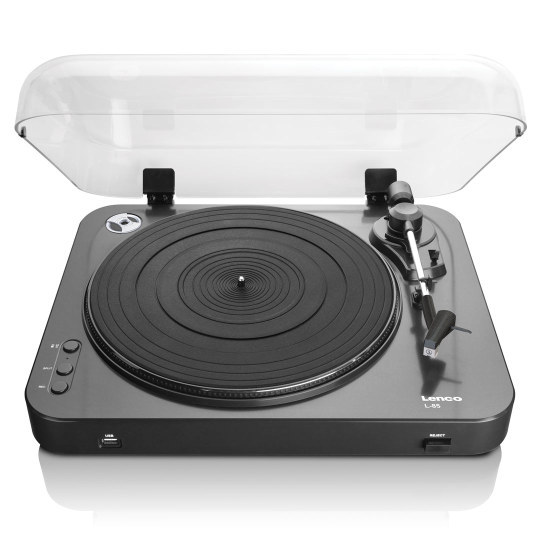 LENCO L-85 Black - Turntable with USB direct encoding - Black