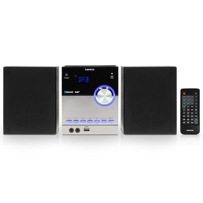 LENCO MC-150 Stereo z DAB+ FM, odtwarzaczem CD, Bluetooth® i USB – czarny