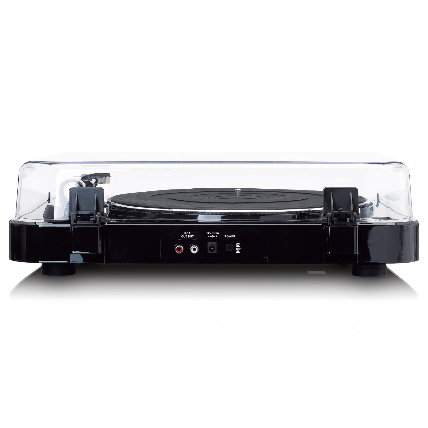 LENCO LBT-120BK - Gramofon z bezpośrednim kodowaniem i Bluetooth® - Czarny