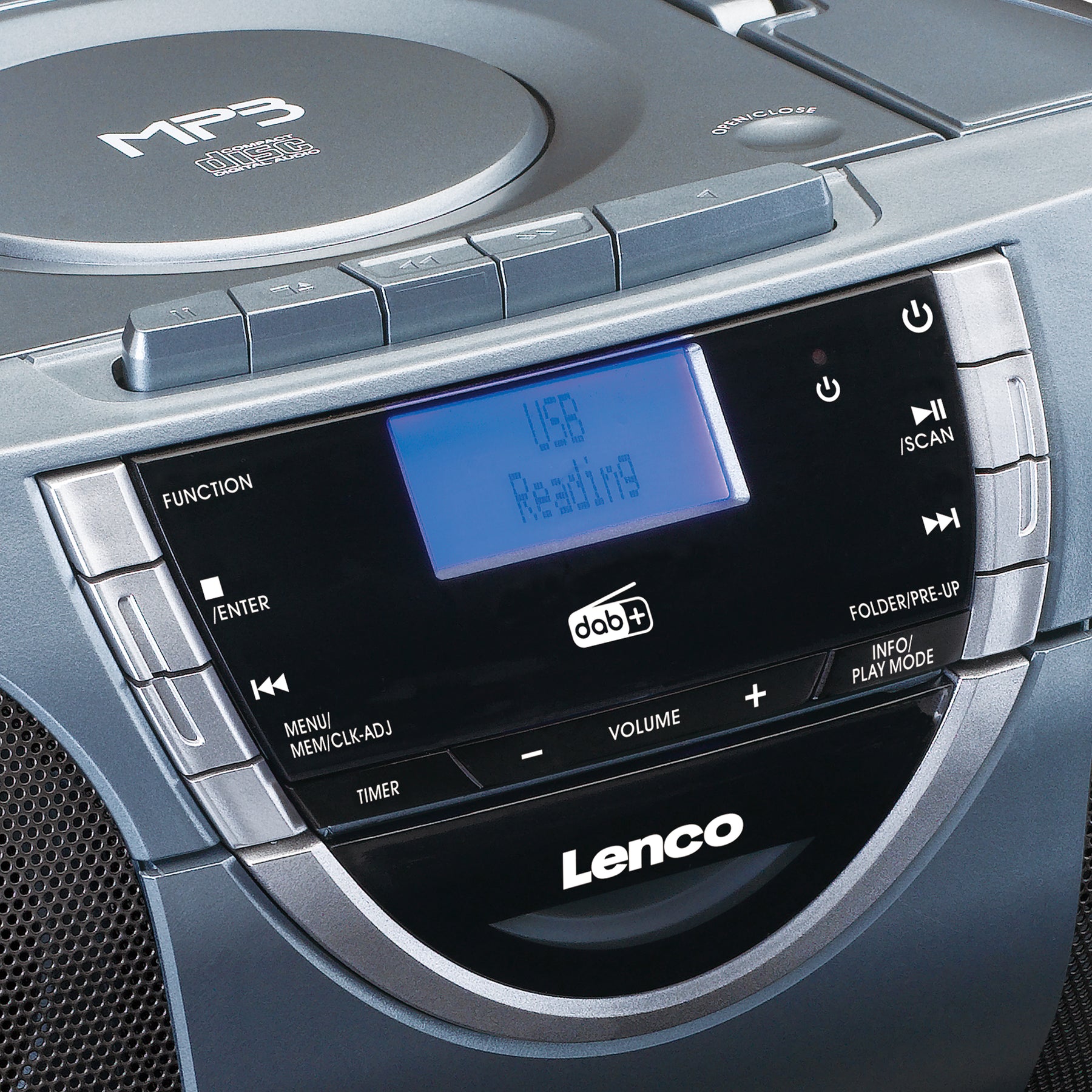 LENCO and FM - SCD-6800GY Boombox DAB+, radio – -Catalog with MP3 CD/ Lenco player