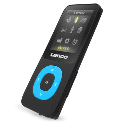 Lenco Xemio-769BU - Odtwarzacz MP3/MP4 z kartą micro SD 8GB Bluetooth® - Niebieski 