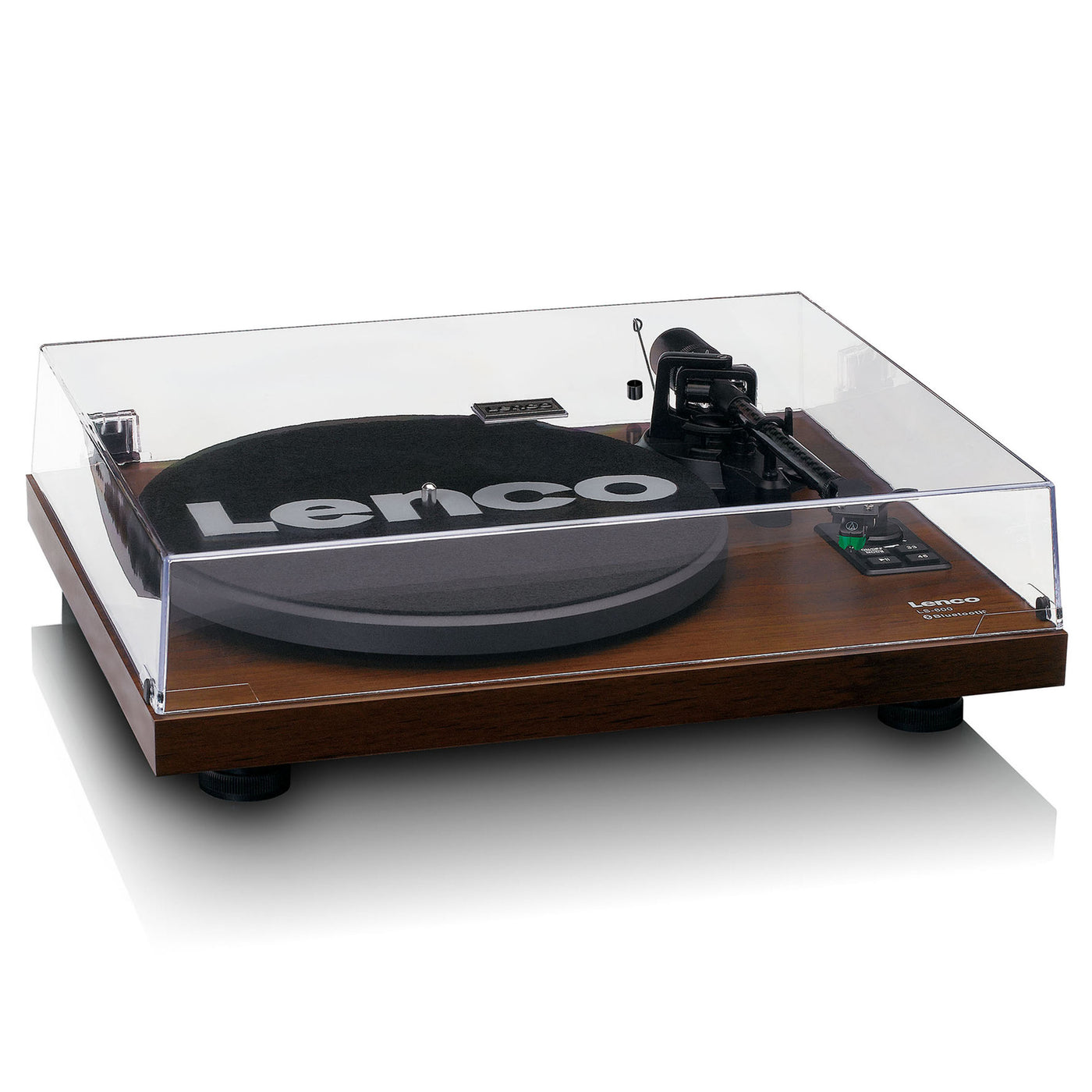 LENCO LS-600WA - Gramofon z wbudowanym wzmacniaczem i Bluetooth® oraz 2 głośnikami zewnętrznymi