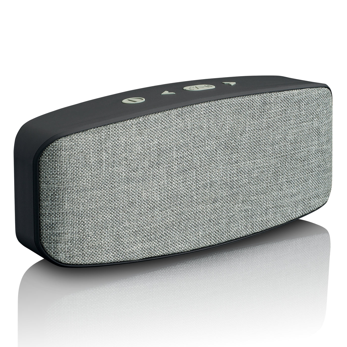 LENCO BT-130GY - Stereo Bluetooth® speaker with 6w output power and carry strap - Grey