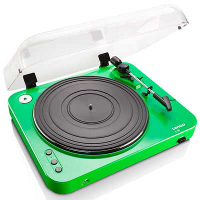 Lenco L-85 Green - Turntable with USB direct encoding - Green
