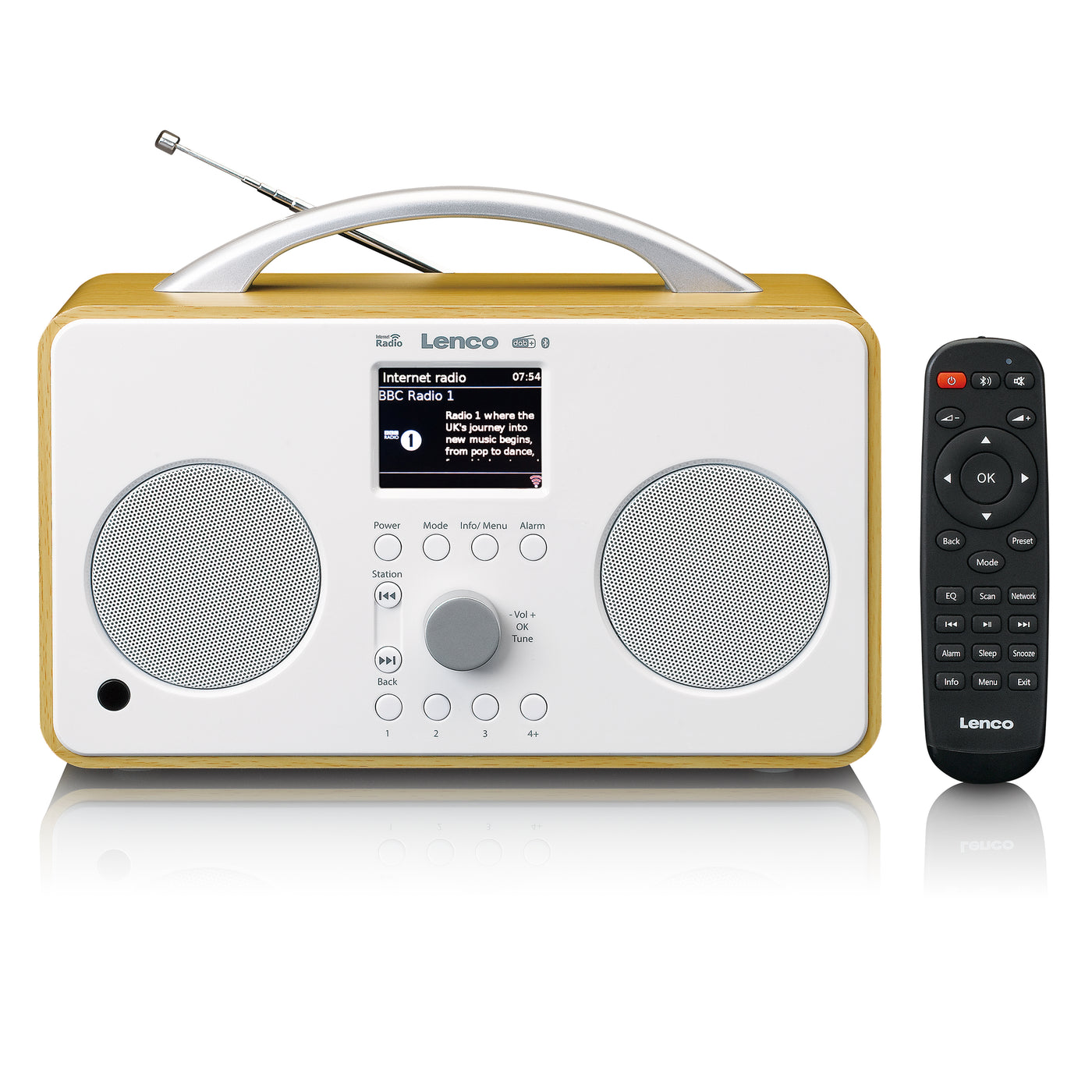 LENCO PIR-645WH - Internet, DAB, radio FM, Bluetooth®, RC
