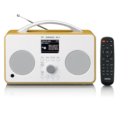 LENCO PIR-645WH - Internet, DAB, radio FM, Bluetooth®, RC