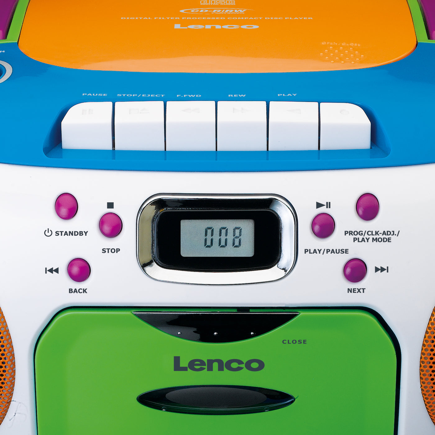 SCD-971 – -Catalog - - colour Portable LENCO Multi CD/Cassette Lenco radio player FM