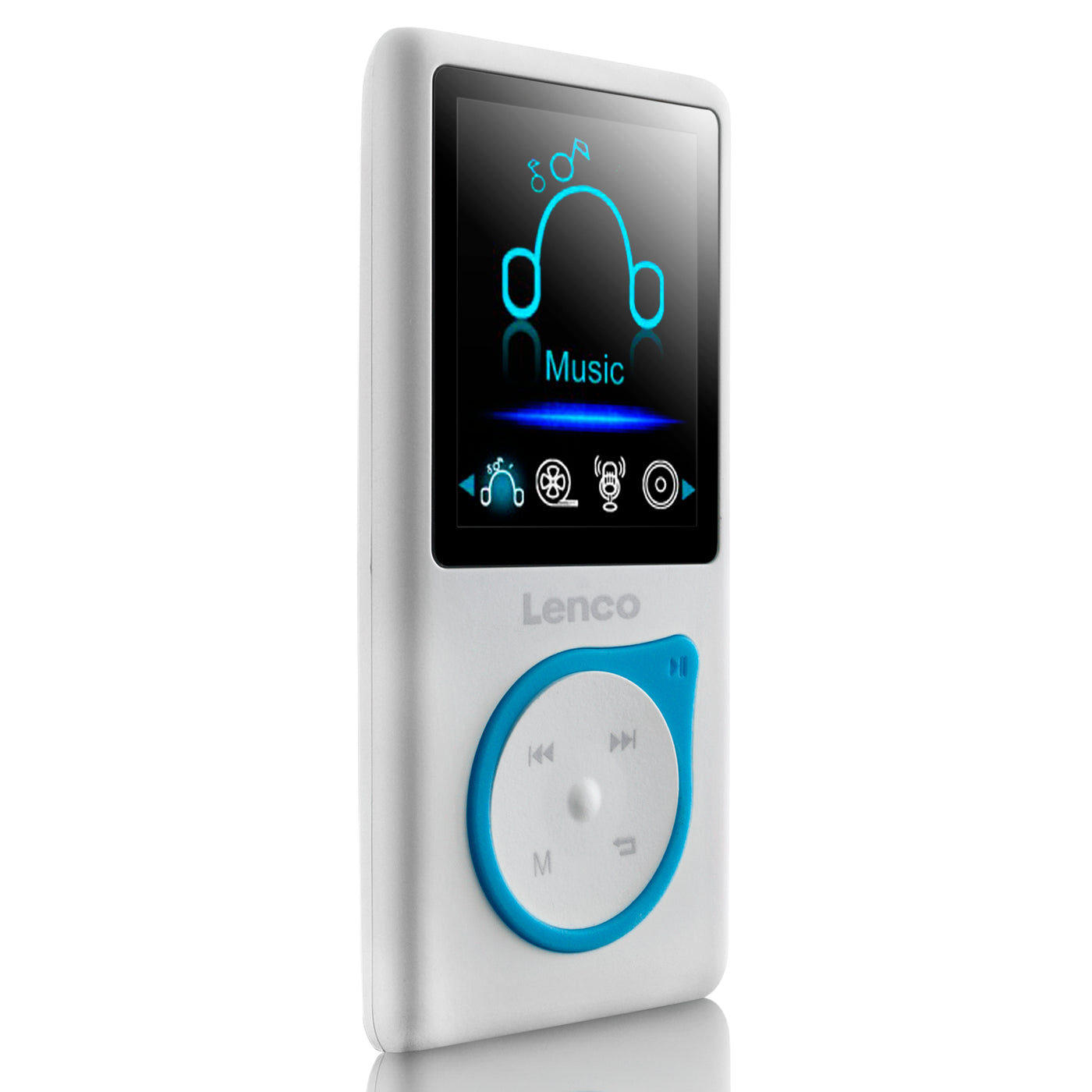 LENCO Xemio-668 Blue - odtwarzacz MP3/MP4 Zawiera. Karta micro SD 8 GB - niebieska