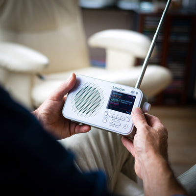 LENCO PDR-035WH - DAB + / FM Radio with Bluetooth® - White