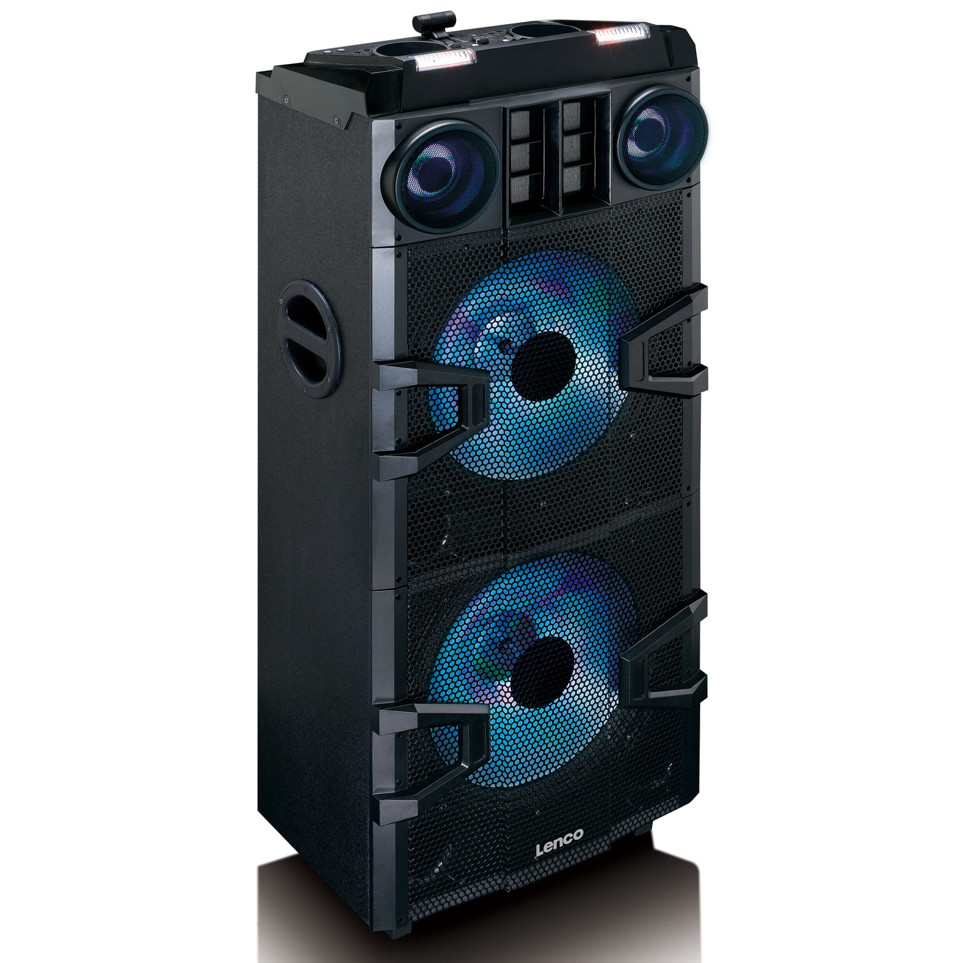 Lenco PMX-850 – System mikserski dla DJ-ów o mocy 700 W z Bluetooth, USB, FM i oświetleniem imprezowym 