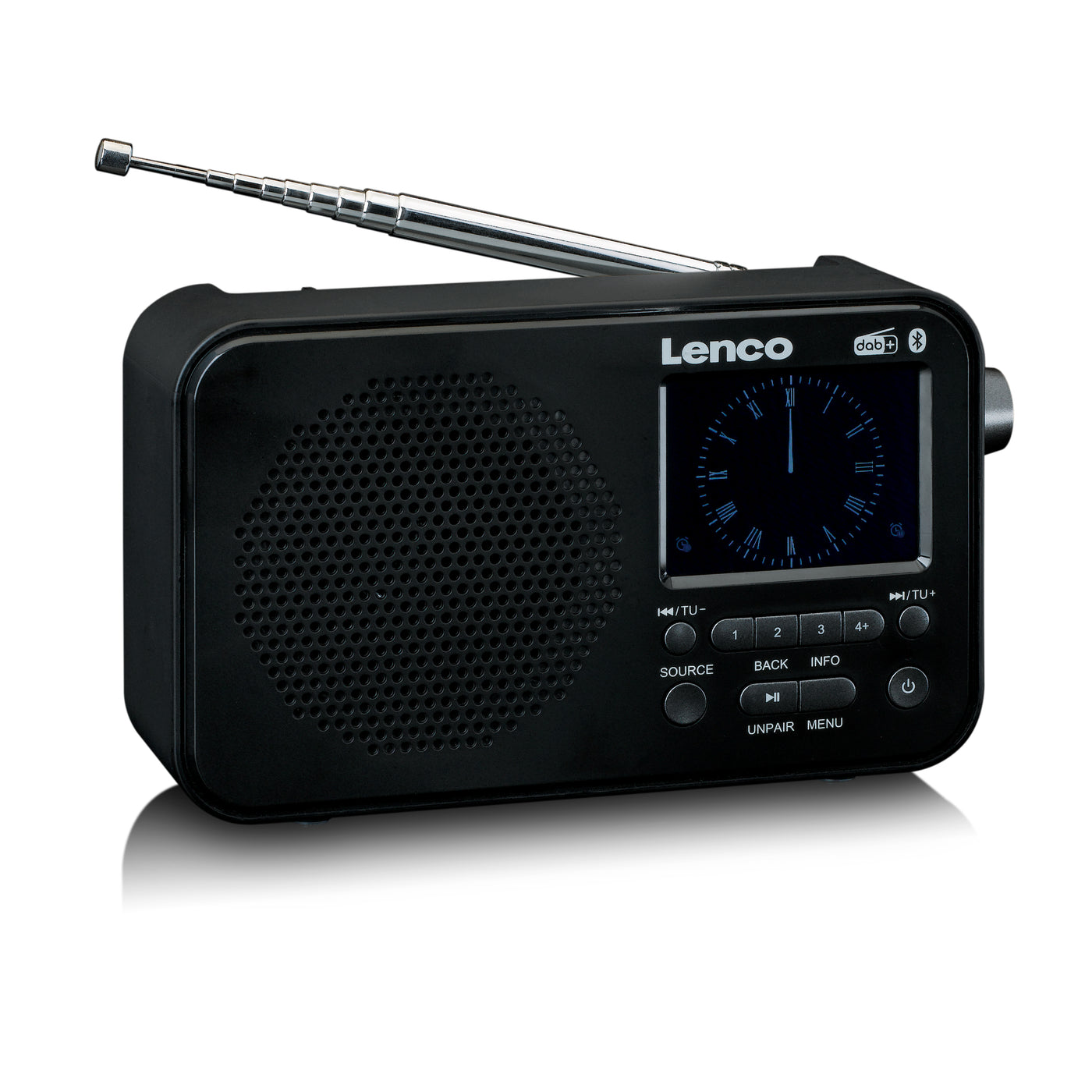 LENCO PDR-036BK - Radio DAB+ / FM z Bluetooth® - Czarne