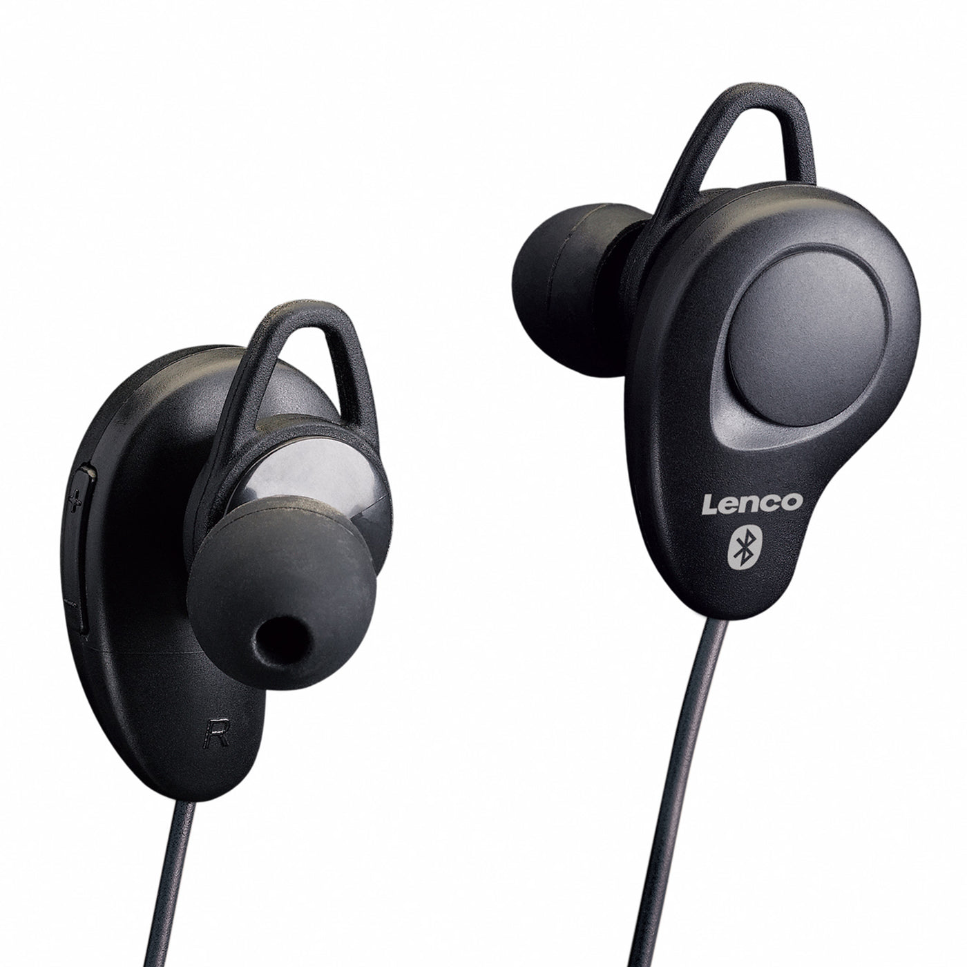 LENCO EPB-015BK - Bezprzewodowy zestaw słuchawkowy douszny - Czarny