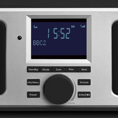 Lenco DAR-015BK - Radio stołowe - Bluetooth - DAB+ - Czarne 