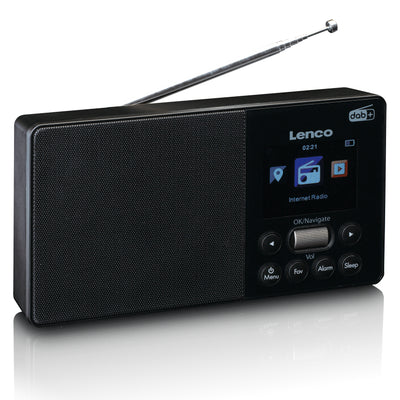 LENCO PIR-510BK - Internet, DAB+ FM portable radio