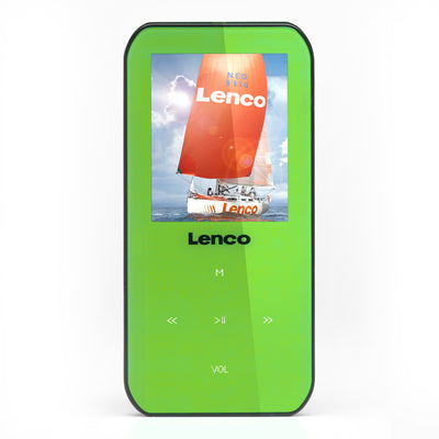 LENCO Xemio-655 Zielony - Odtwarzacz MP3/MP4 z pamięcią 4GB - Zielony