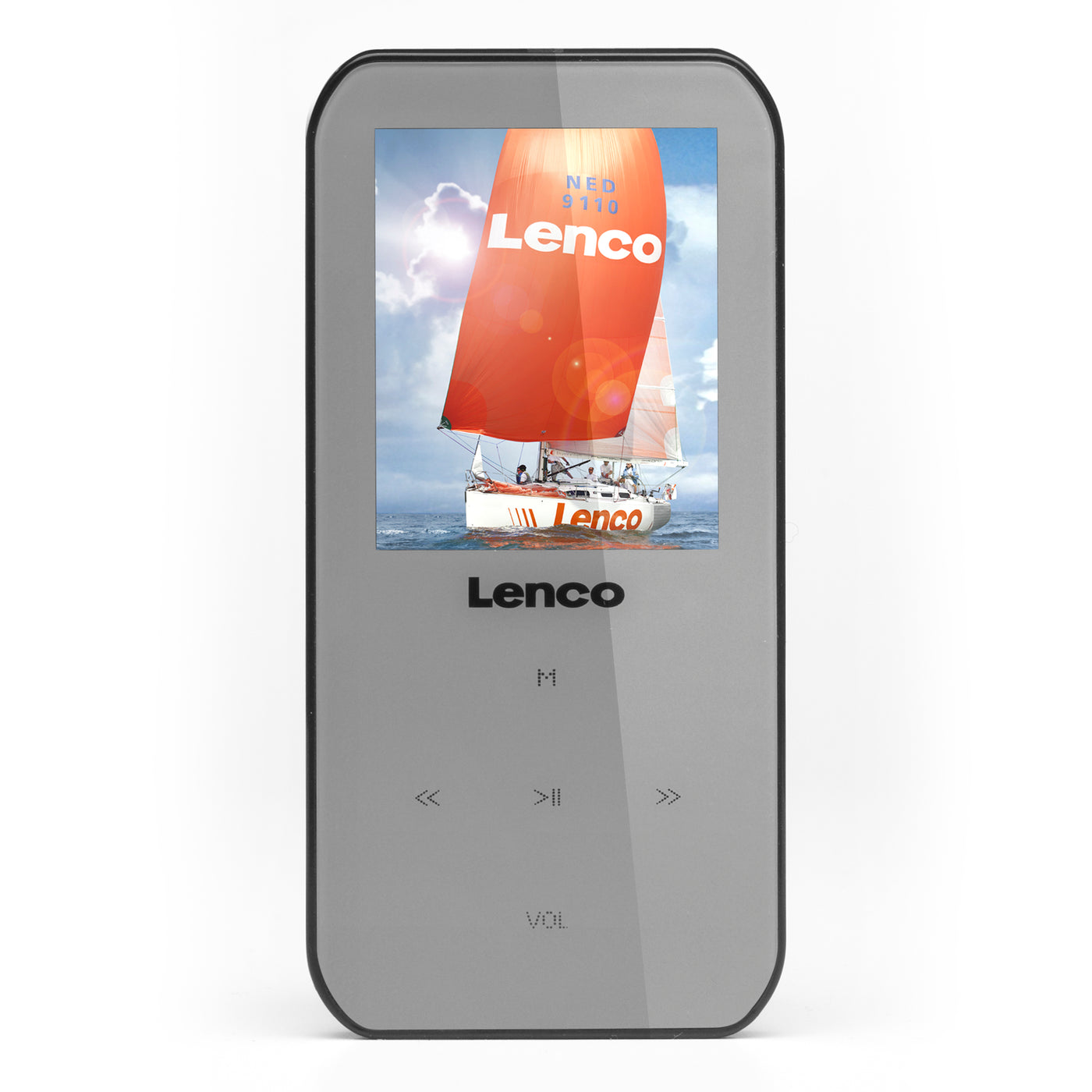 Lenco Xemio-655 Szary - Odtwarzacz MP3/MP4 z pamięcią 4GB - Szary 