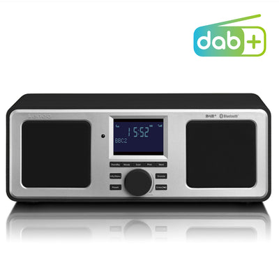 Lenco DAR-015BK - Radio stołowe - Bluetooth - DAB+ - Czarne 