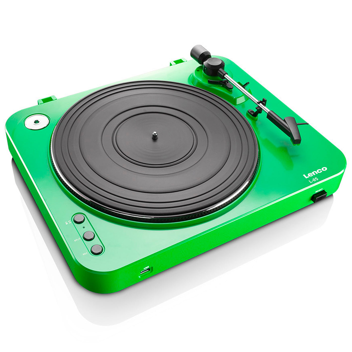Lenco L-85 Green - Turntable with USB direct encoding - Green