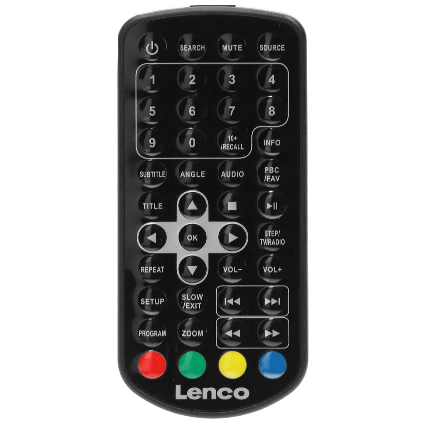 LENCO DVP-1273 - Przenośny odtwarzacz DVD 12" z odbiornikiem DVB-T2 - Czarny