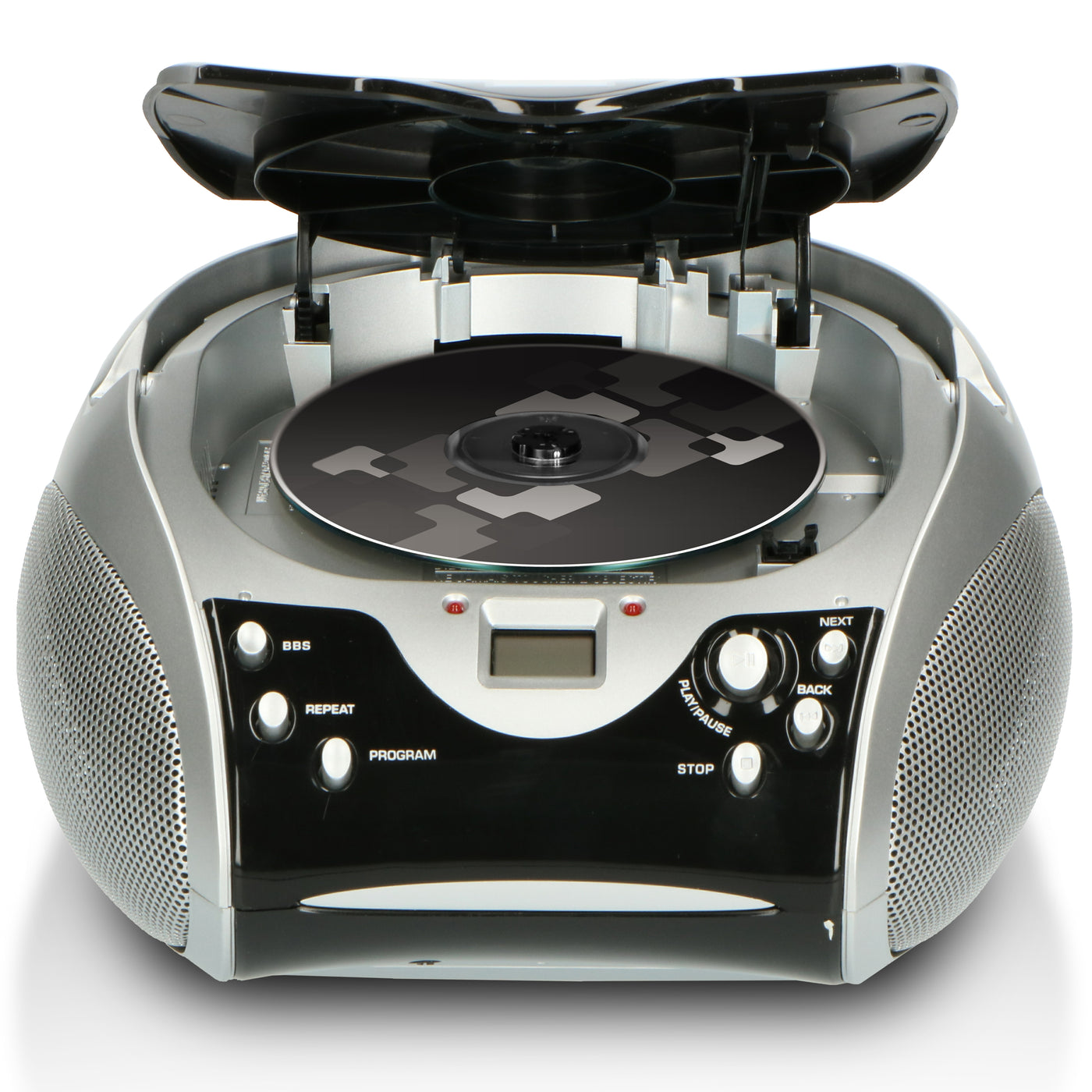 CD – - - with Portable SCD-24 LENCO radio player stereo Lenco-Catalog Black/Silver FM