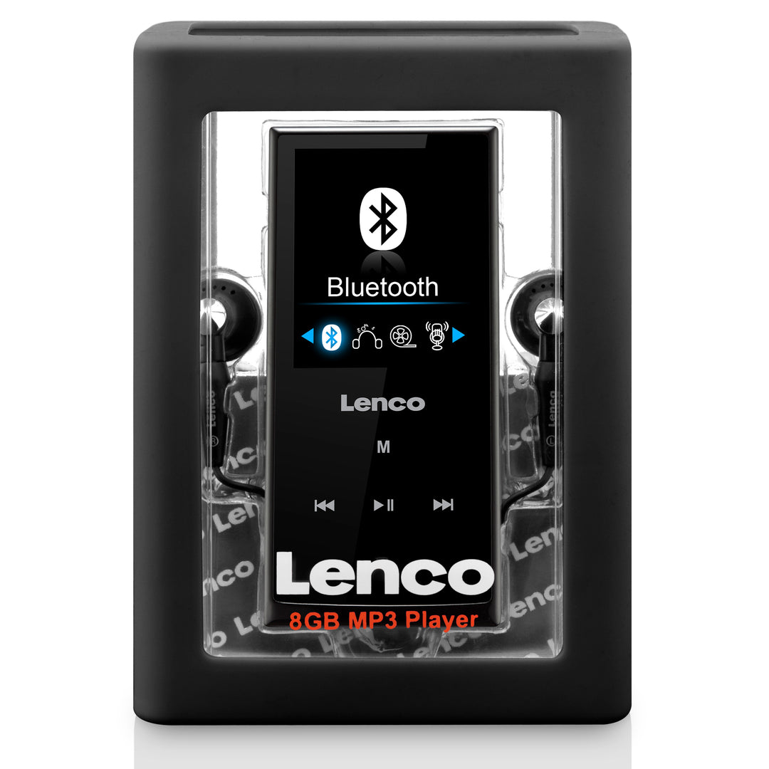 LENCO Xemio-760 Black - MP3/MP4 player with Bluetooth® 8GB