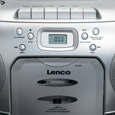 LENCO SCD-420SI - Przenośny odtwarzacz CD z radiem FM