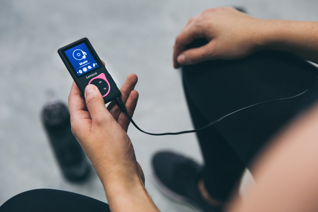 LENCO XEMIO-768 Pink - MP3/MP4 player with Bluetooth® incl. 8GB