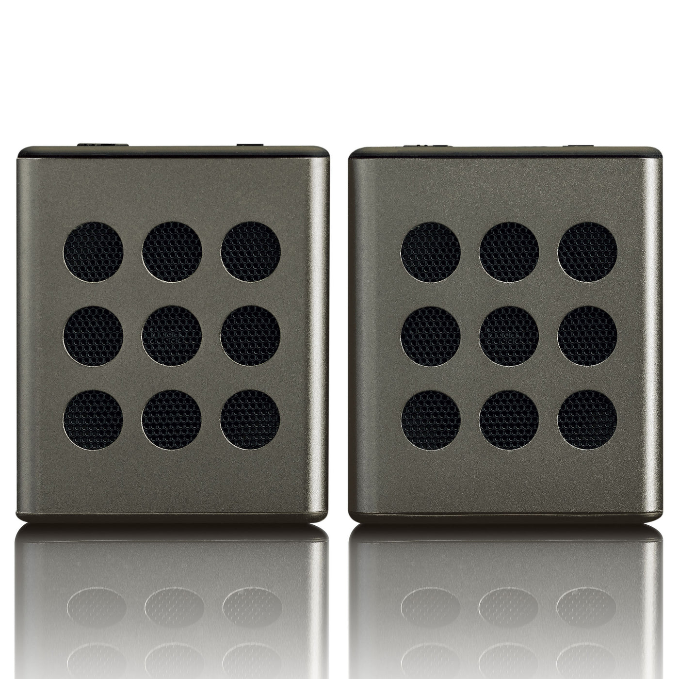 LENCO BTP-200BK - Zestaw głośników stereo Bluetooth® z 8 godzinami odtwarzania z akcesoriami - Szary