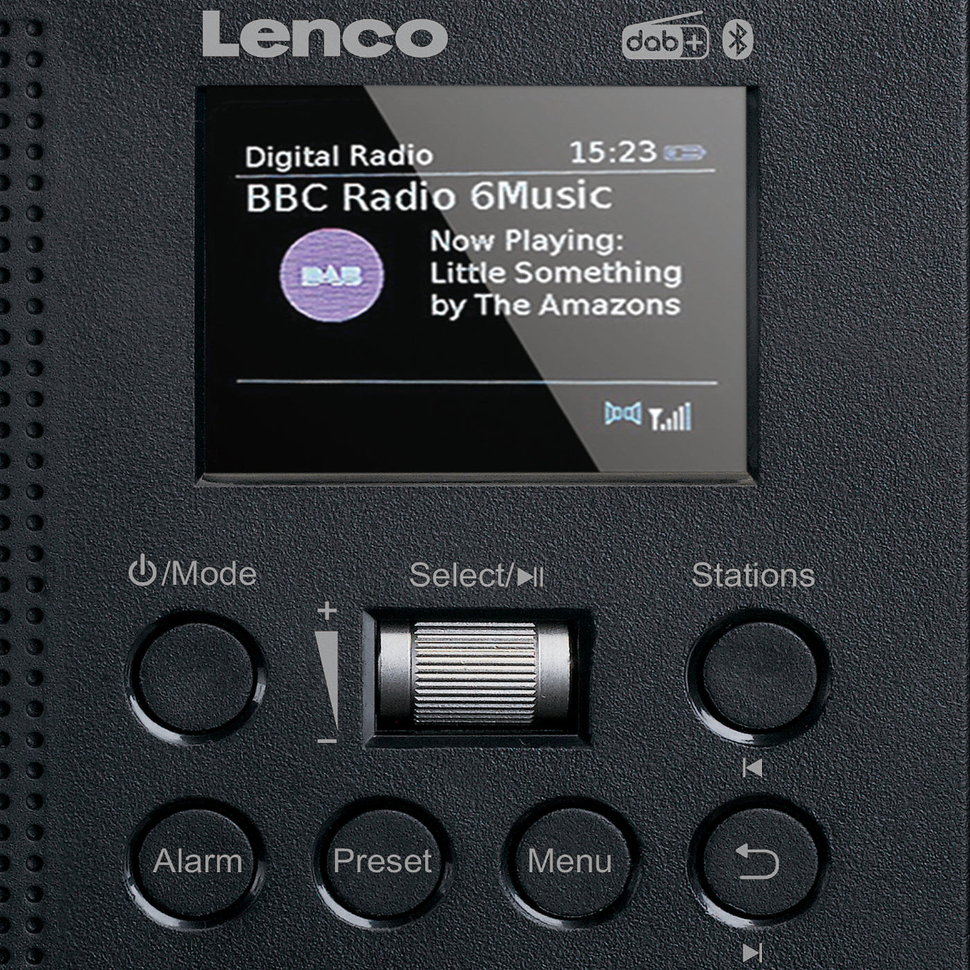 LENCO PDR-031BK - Radio DAB+/FM z akumulatorem i Bluetooth® - Czarne