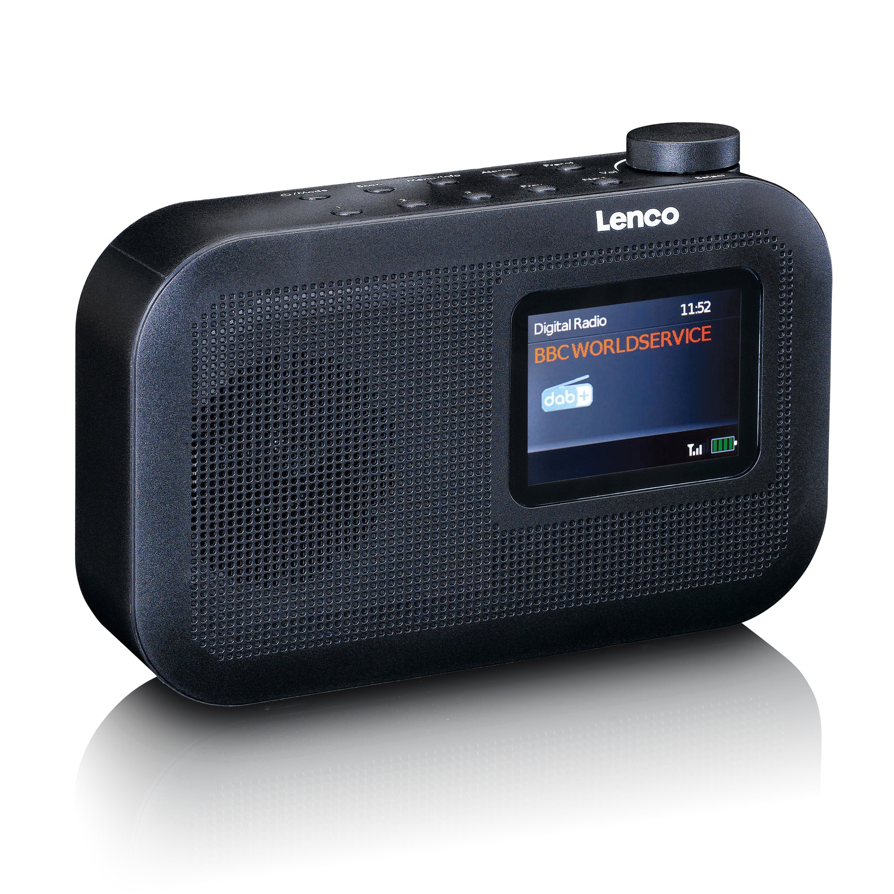 -Catalog Lenco radio with – - - LENCO Black Bluetooth® DAB+/FM PDR-026BK Portable
