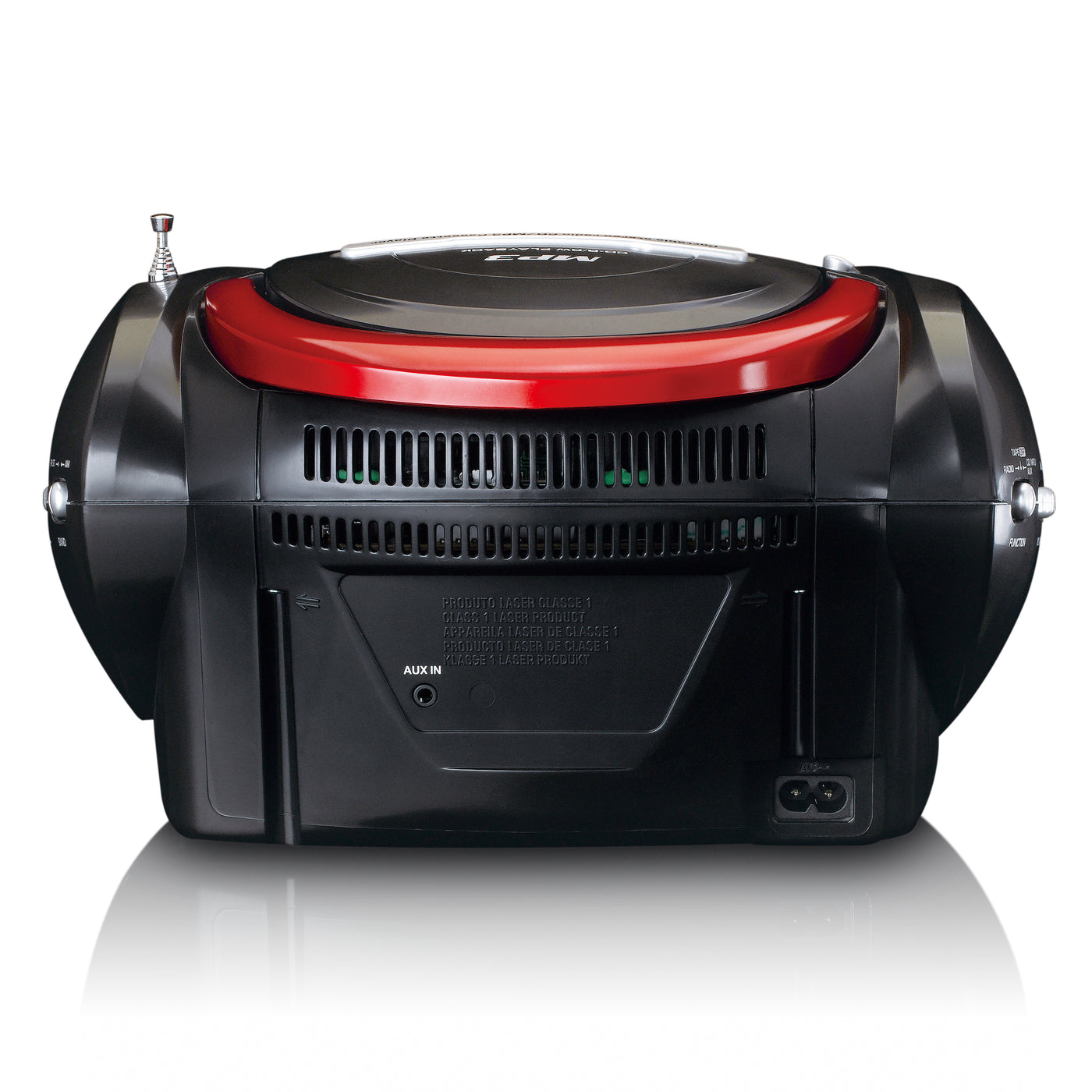 LENCO SCD-430RD - Portable radio, CD/MP3, Casette Player - Red