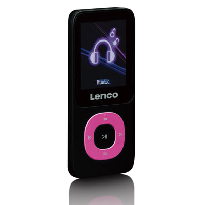 LENCO Xemio-659PK - MP3/MP4 player with 4GB micro SD card, pink