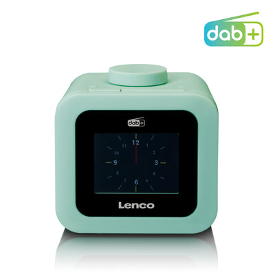 LENCO CR-620GN - DAB+/FM Clock Radio with colour display - Green