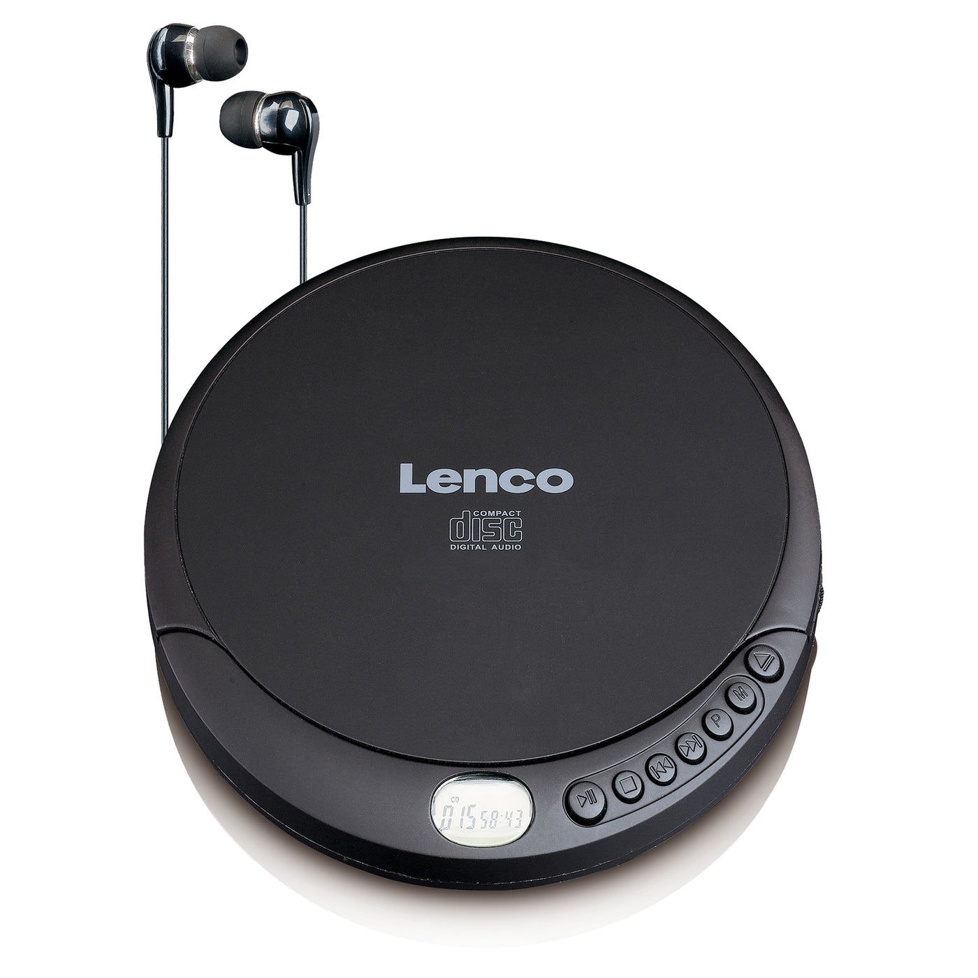 LENCO CD-010 - Portable CD player with charging function - Black