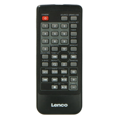 LENCO DAR-045BK - Hifi set with CD DAB+FM radio and Bluetooth® - Black
