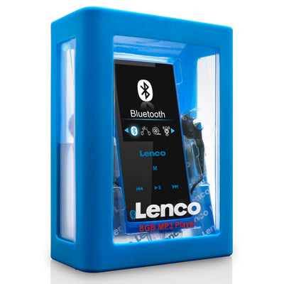 LENCO Xemio-760 BT Niebieski - Odtwarzacz MP3/MP4 z pamięcią Bluetooth® 8GB - Niebieski