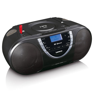 LENCO SCD-6900BK - Boombox with DAB+, FM radio and CD/ MP3  player - Black