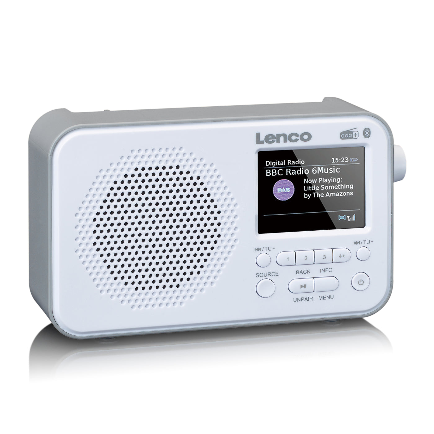 LENCO PDR-036WH - Radio DAB+ / FM z Bluetooth® - Białe