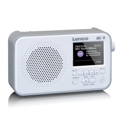 LENCO PDR-036WH - DAB + / FM Radio with Bluetooth® - White