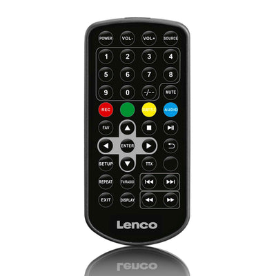 LENCO TFT-1028BK - Przenośny telewizor LCD 10" DBV-T2 i HDMI - Czarny