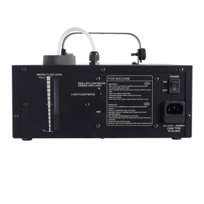 LENCO LFM-110BK - Dual Matrix party LED light and fog machine
