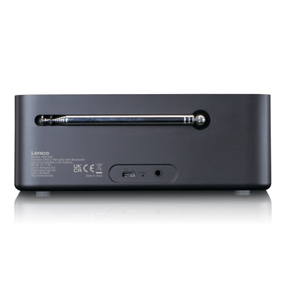 LENCO PDR-045BK - Radio DAB+ z Bluetooth 5.0, kolor czarny